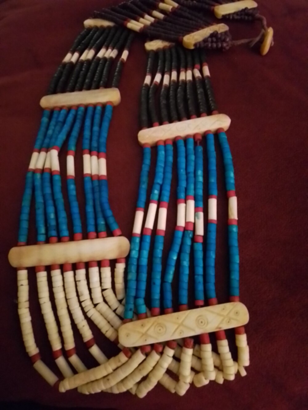 Women's Beaded Fringe Necklace